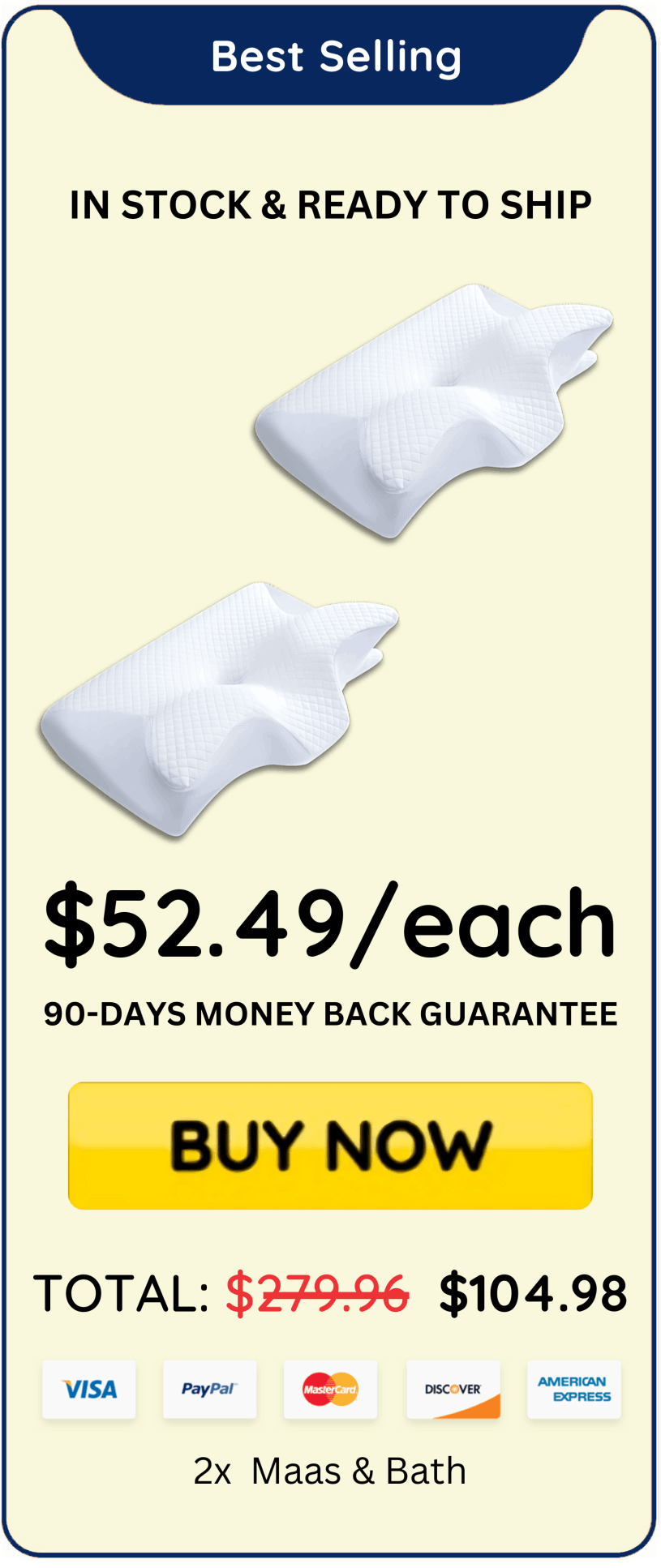 Maas & Bath offer price 