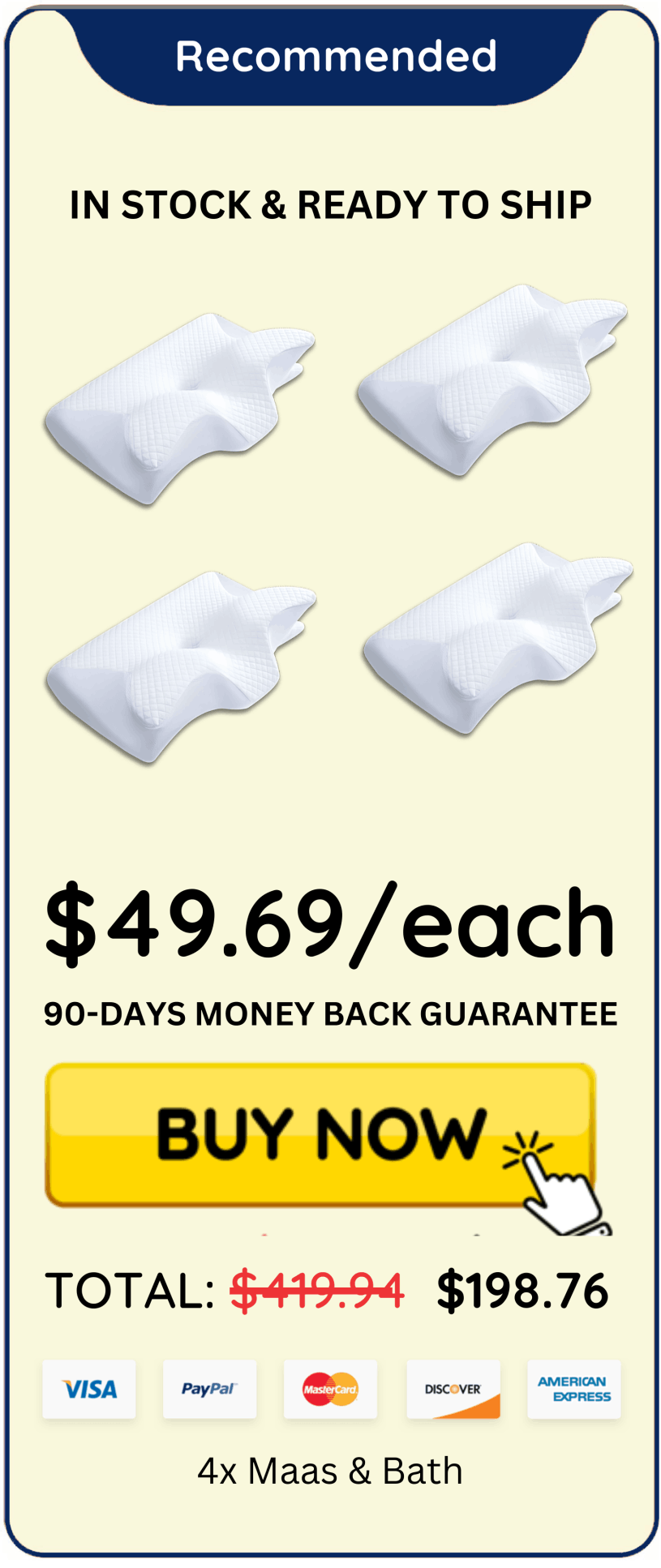 Maas & Bath offer price 